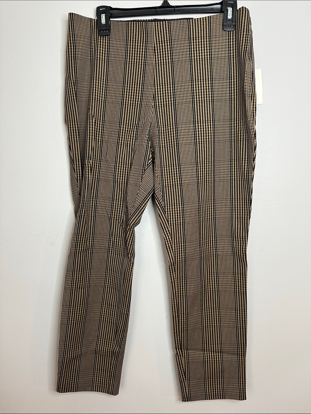 a new day  Plaid Dress Pants in Brown and Black size 10 NWT